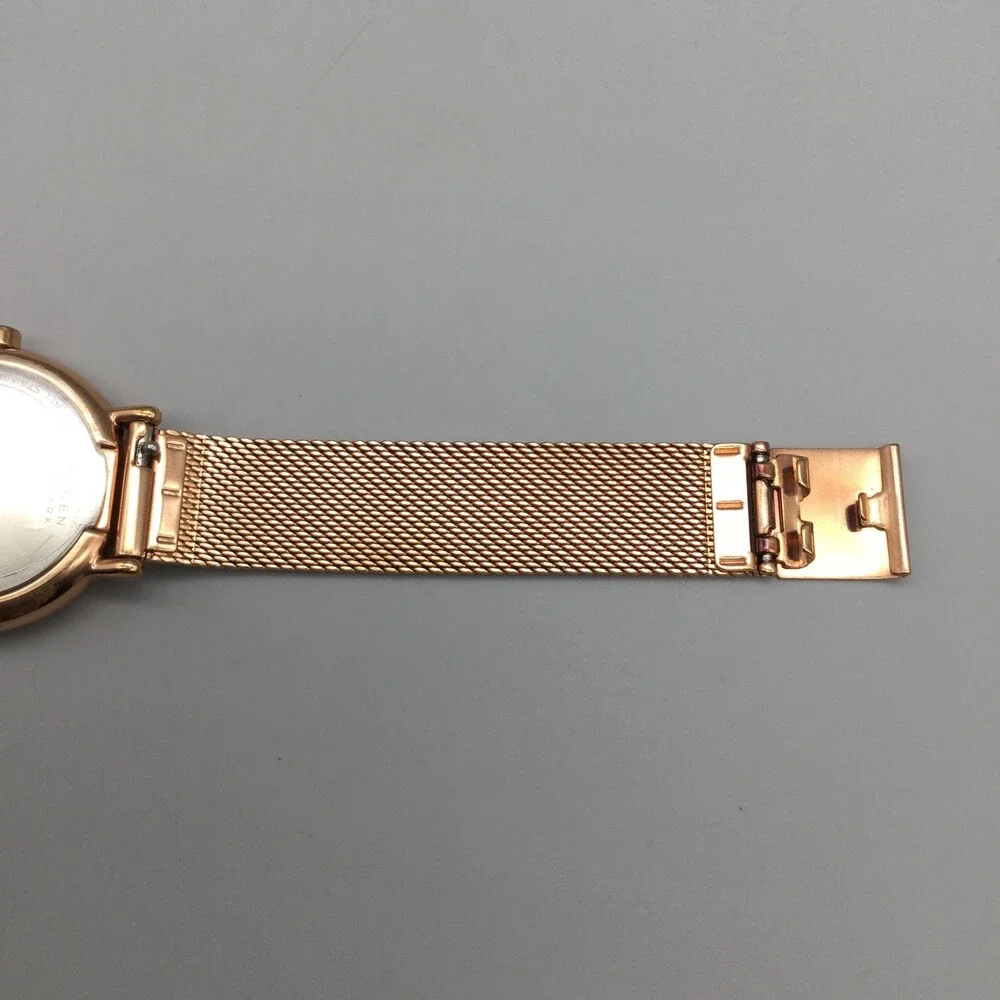 Skagen Signatur SKW2694 Womens Watch 29mm Rose Gold Tone Mesh New Battery